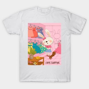 Bunny shopping T-Shirt